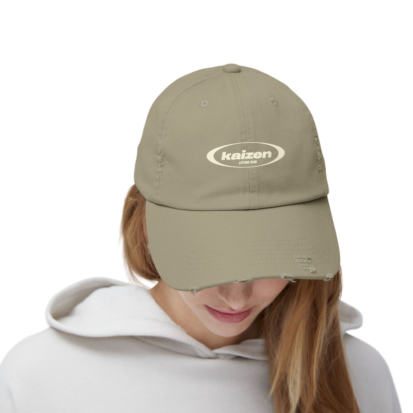 Distressed Circle Hat