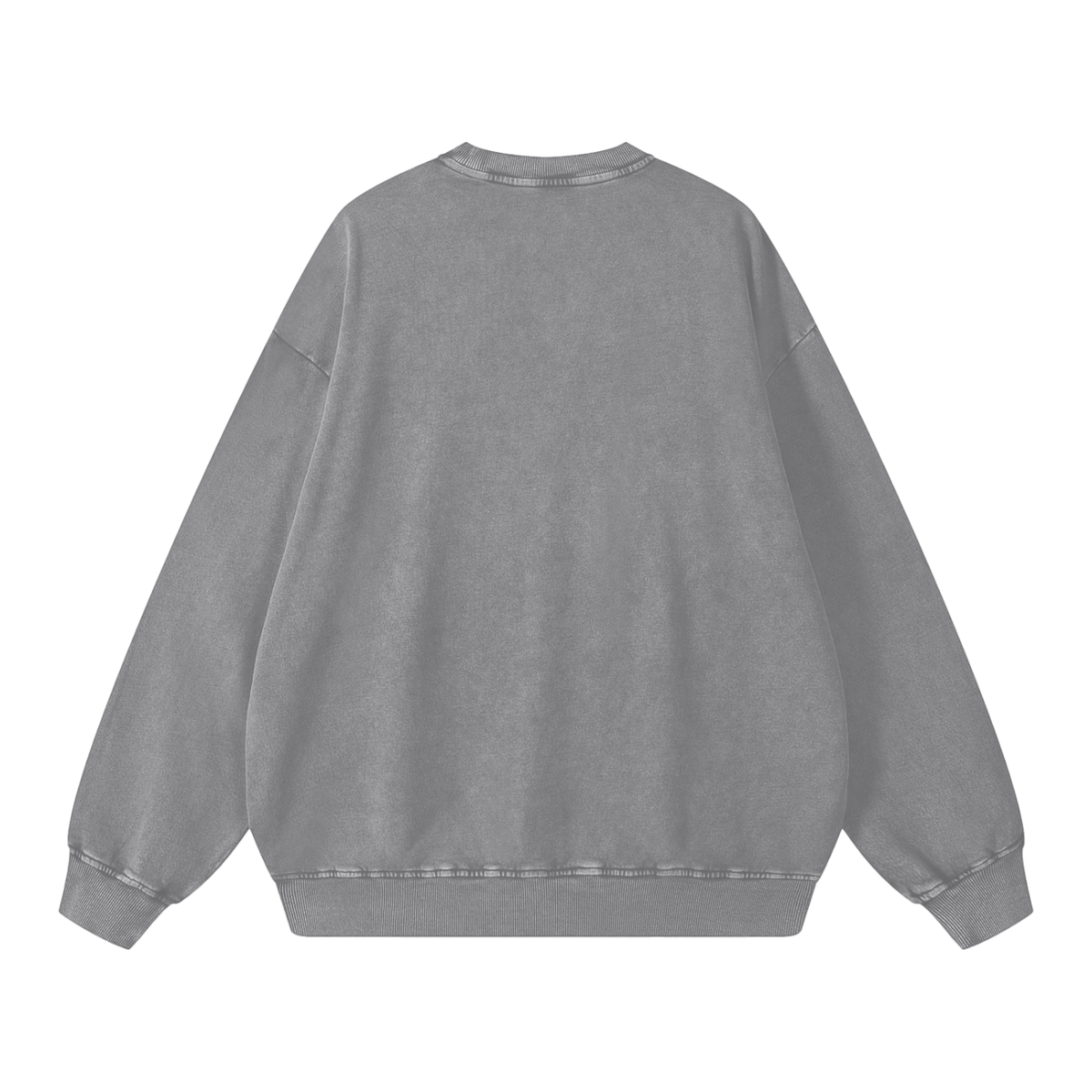 kaizen,lifting,crewneck,sweatshirt,snow,wash,embroidered,washed,heavyweight,360,gsm,gymwear,cotton,unisex