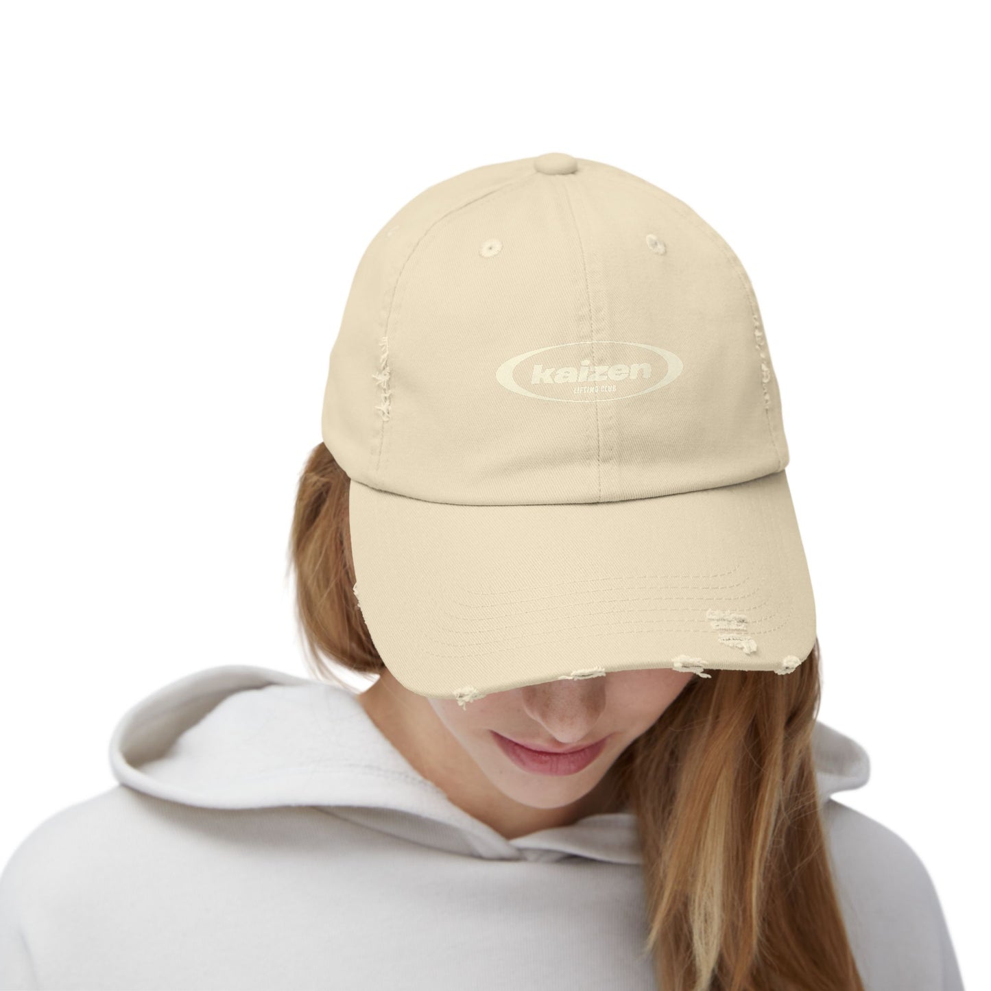 Distressed Circle Hat