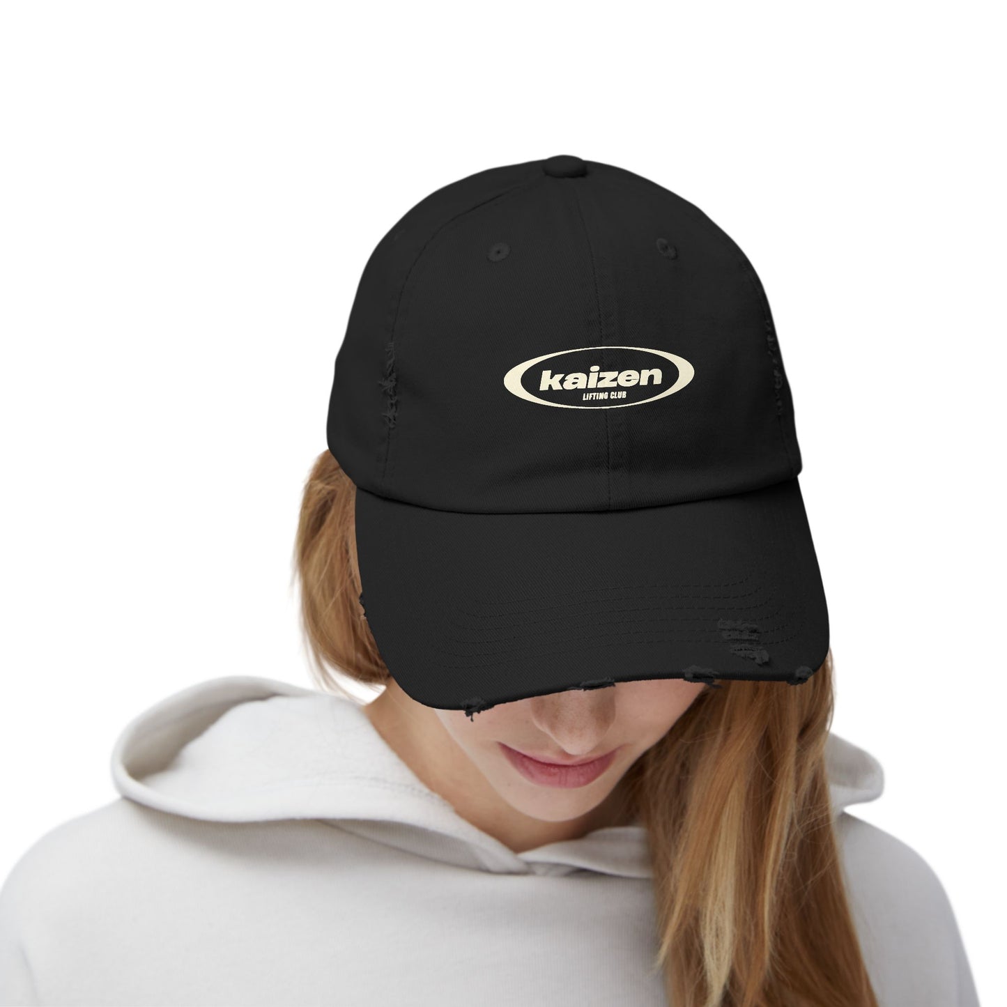 Distressed Circle Hat