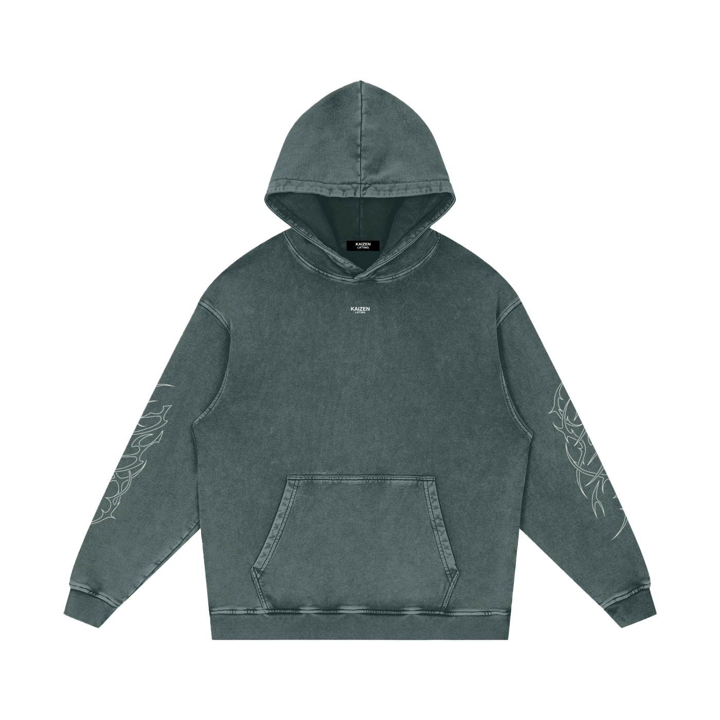 Obsidian Heavyweight Tribal Hoodie