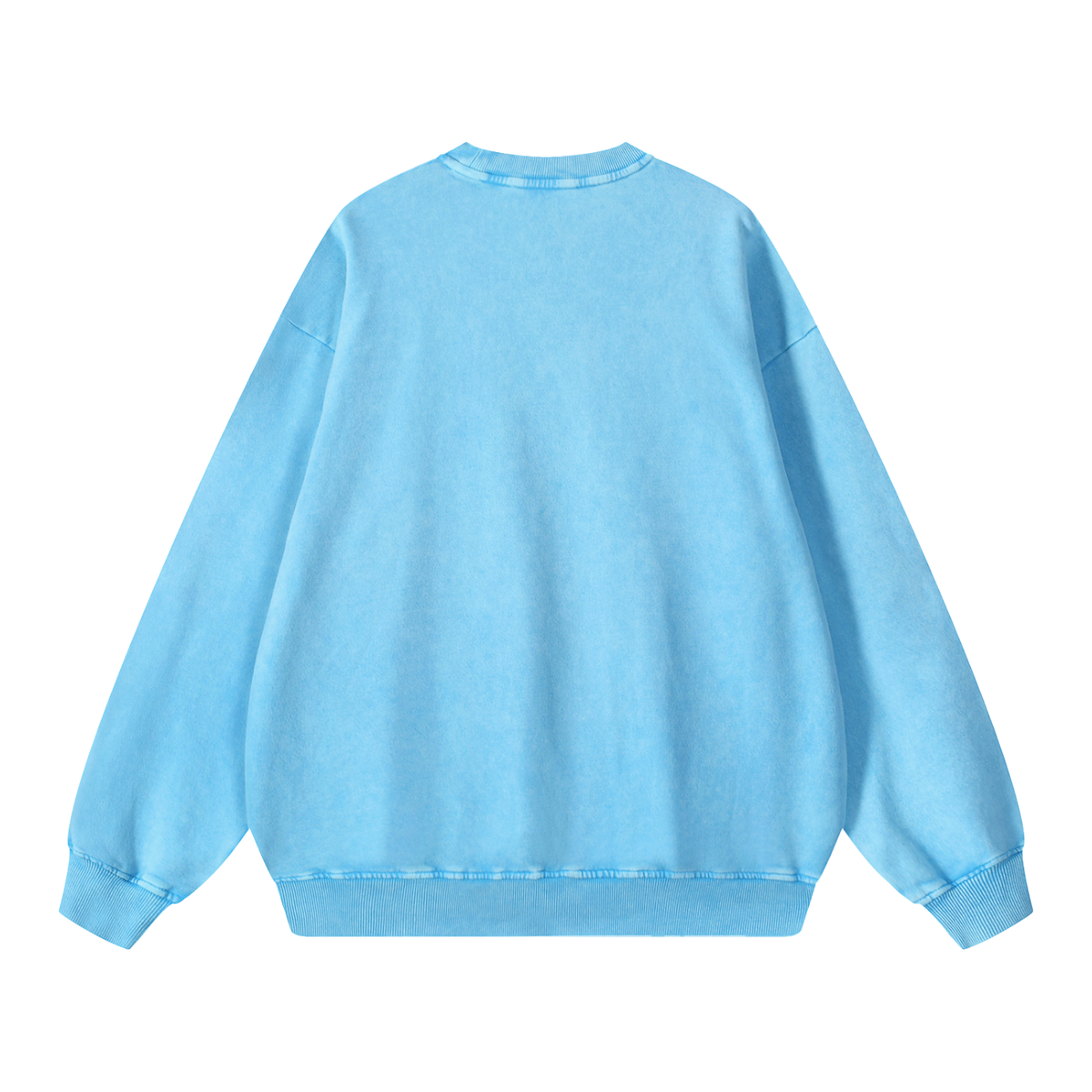 kaizen,lifting,crewneck,sweatshirt,snow,wash,embroidered,washed,heavyweight,360,gsm,gymwear,cotton,unisex