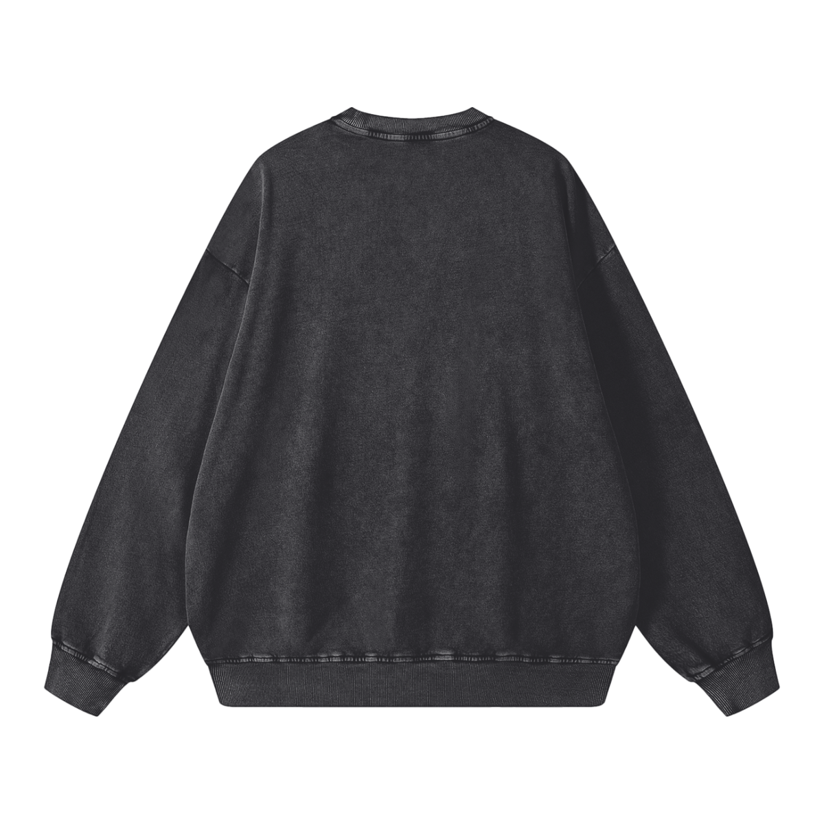 kaizen,lifting,crewneck,sweatshirt,snow,wash,embroidered,washed,heavyweight,360,gsm,gymwear,cotton,unisex