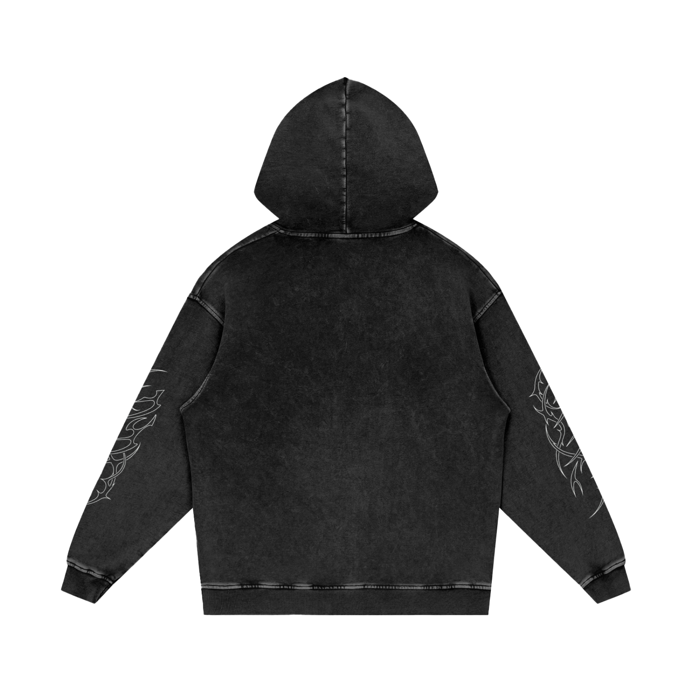 Obsidian Heavyweight Tribal Hoodie