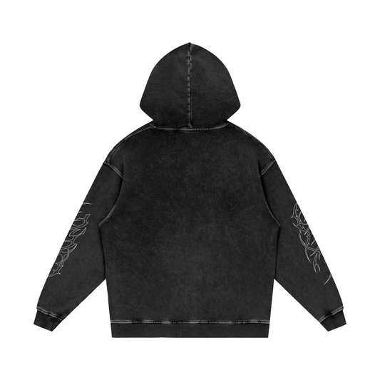 Obsidian Heavyweight Tribal Hoodie