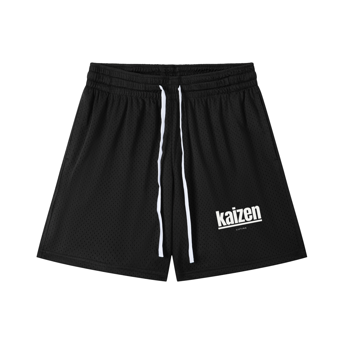 Mesh Drawstring Shorts
