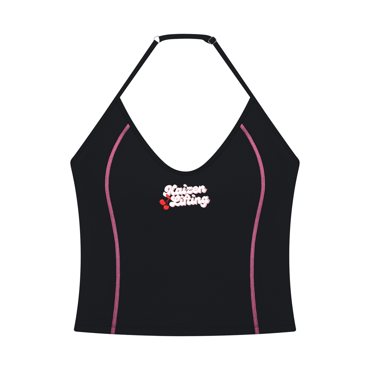 women,cherry,retro,yoga,halter